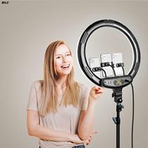 One generation hair 18-inch LED Tonic Light Lamp Mesh Red Mobile Phone Live Bracket Selfie-beauty Beauty Ring Photographic Lamp