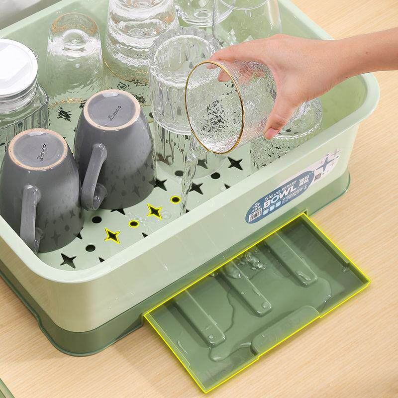 Baby bottle storage multi-functional dust-proof rack cup storage box household cup holder bowl chopsticks wine glass bottle storage
