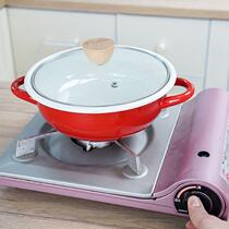 Enamel Enamel defect soup pot Hot pot sale Pot type color random hair special treatment