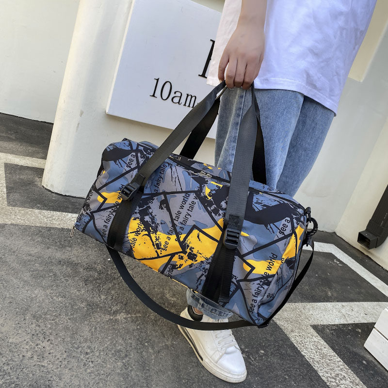 Yoga mat sports gym bag women's dry and wet separation training special bag large-capacity portable messenger travel bag men