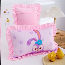 New Children Buckwheat Pillow Summer Special Pillow Case with Pillow Core Baby Baby Baby Decision Mingzi Milk Velvet Card