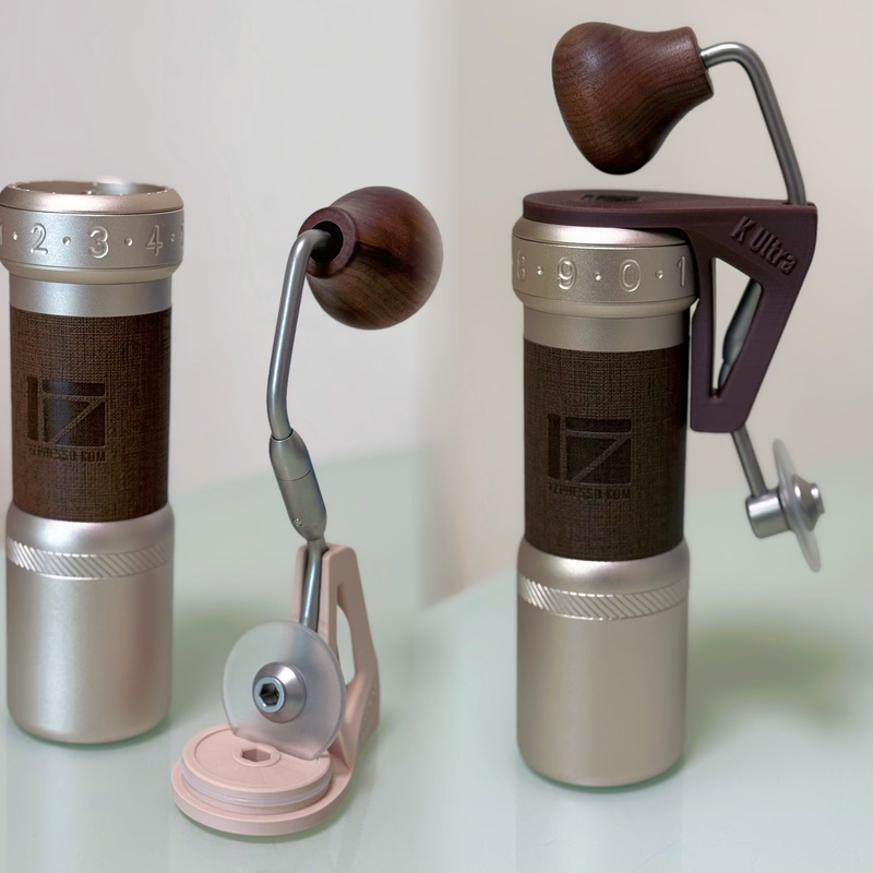 1Zpresso Kultra Magnetic Lid Hand-Cranked Coffee Grinder Dust-Proof Anti-Tip Stand Portable Accessory