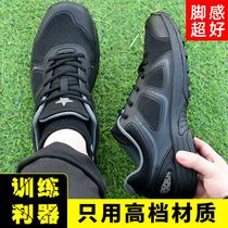 New physical fitness training shoes black for training shoes mens summer net face track and field running shoes ultra-light liberation rubber shoes abrasion resistant