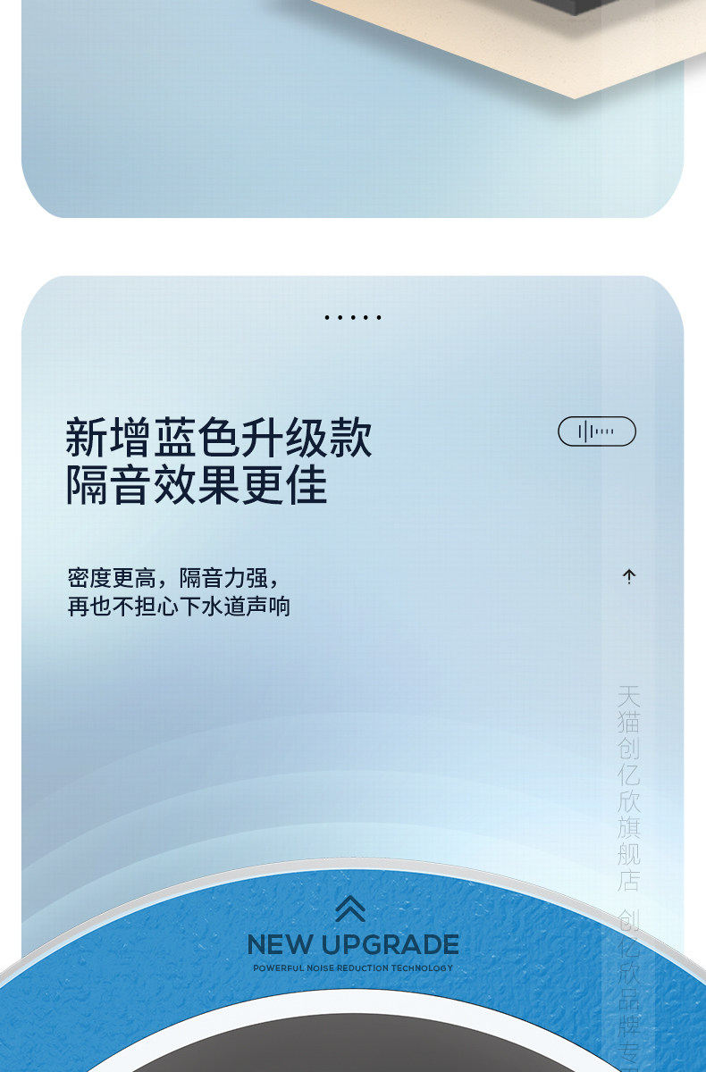 创亿欣 自粘管道隔音棉 50型*1米 图6