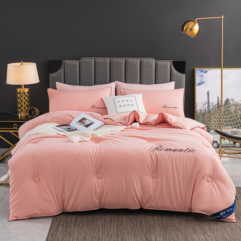 Mercury Home Textiles official flagship store summer cool quilt four-piece cotton machine washable air conditioner summer quilt core - Taobao