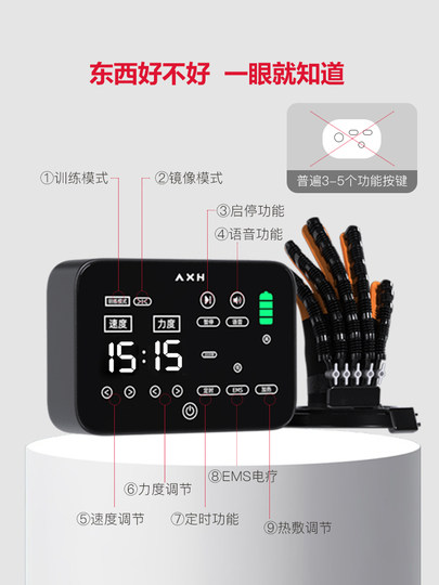 专业手指康复训练器材手部五指机器人手套偏瘫中风脑电动梗塞功能