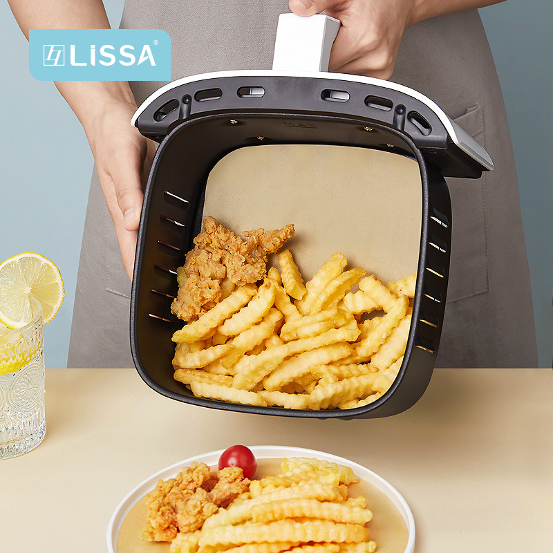 lissa air fryer special paper home food suction oil paper baking barbecue food grade pad oil paper square