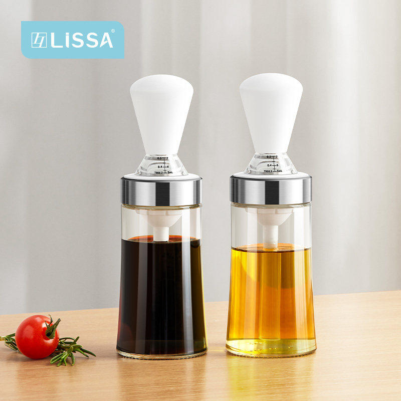 lissa brushed oil brush food-grade high temperature resistant silicone oil brushed with bottle integrated kitchen branded household small oil bottle