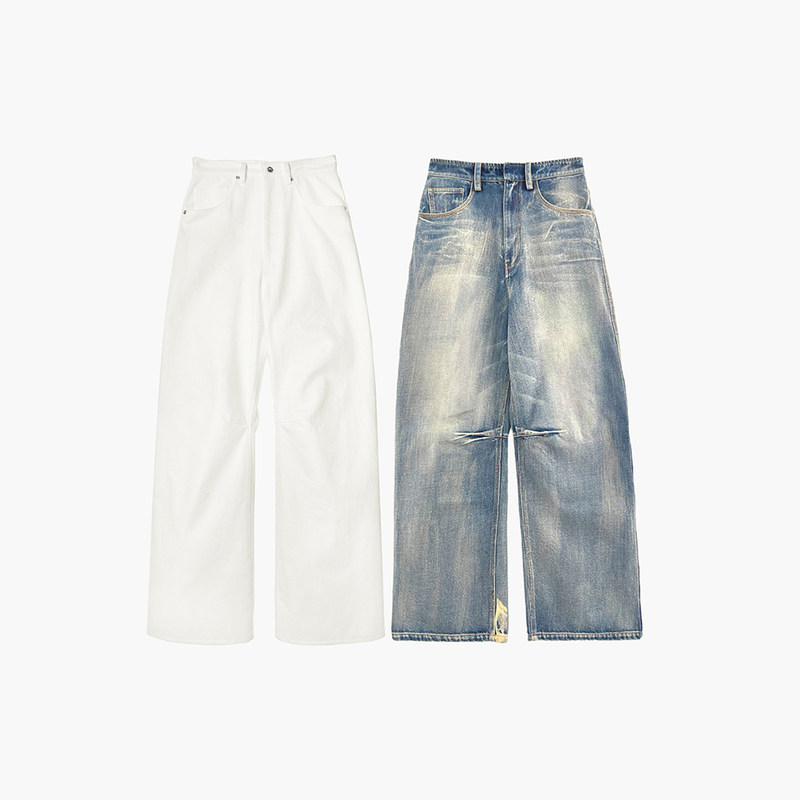 [New Product] Ethor Designer Brand Cotton Four-Pocket Straight-Leg Jeans Gogobuyer Boutique