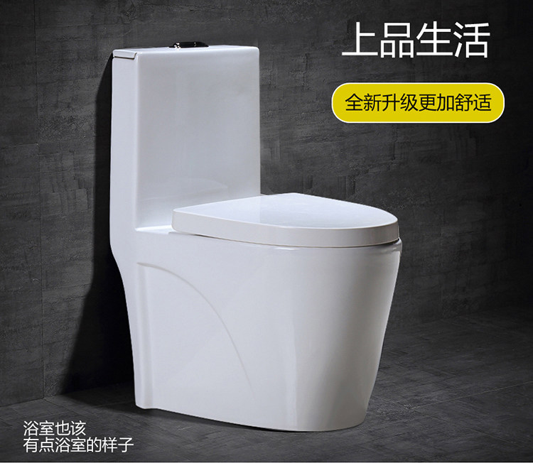 Adult ceramic toilet toilet siphon type