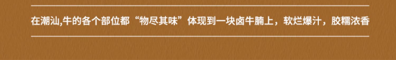 【拍3件】胖当家即食大块牛腩共660g