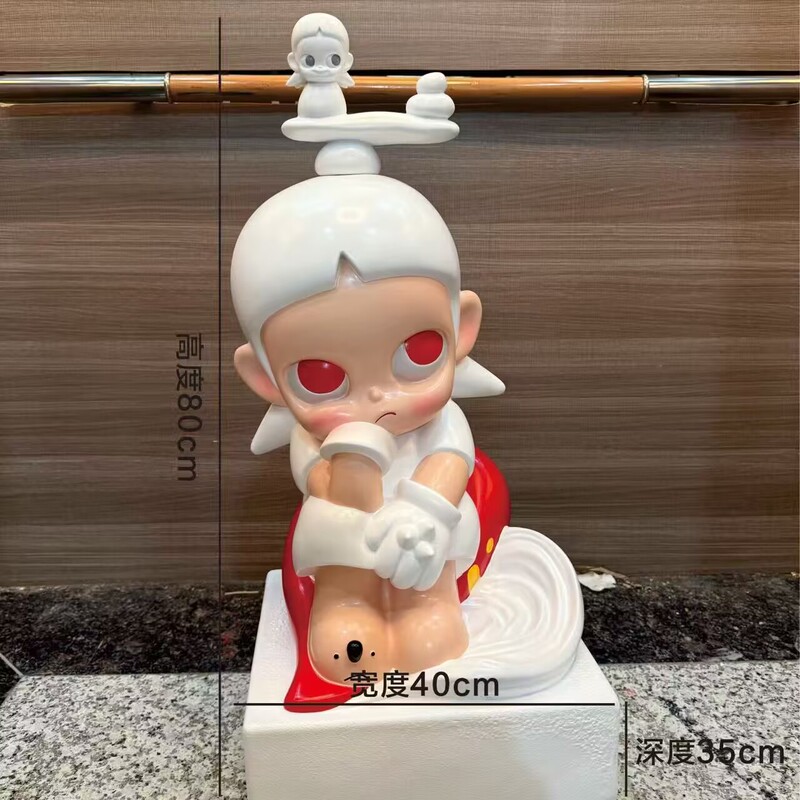 Zsiga思考 Love Trendy Internet Celebrity Cartoon Outdoor Mall Home Decoration Floor-Standing Ornaments Large Modern Sculpture
