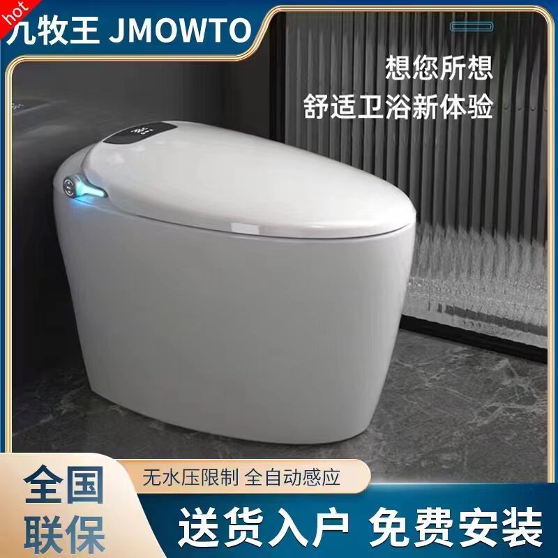New water-free restriction smart toilet fully automatic multi-function egg-shaped water tank seat