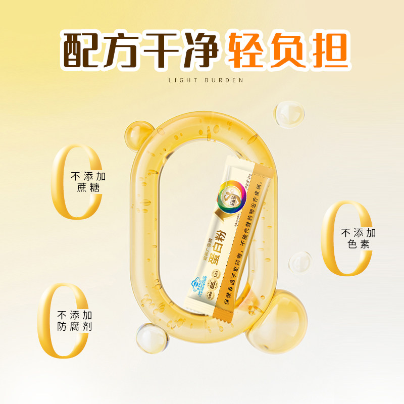 Runhe Guangyi Brand Protein Powder Soy Whey Double Protein Powder Genuine Nutritional Supplement for Middle-Aged and Elderly People