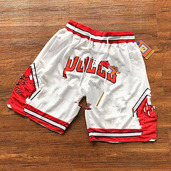 WhiteBUL ~ both sides Ox head main white Red trousers edge   Soccer pants 262917