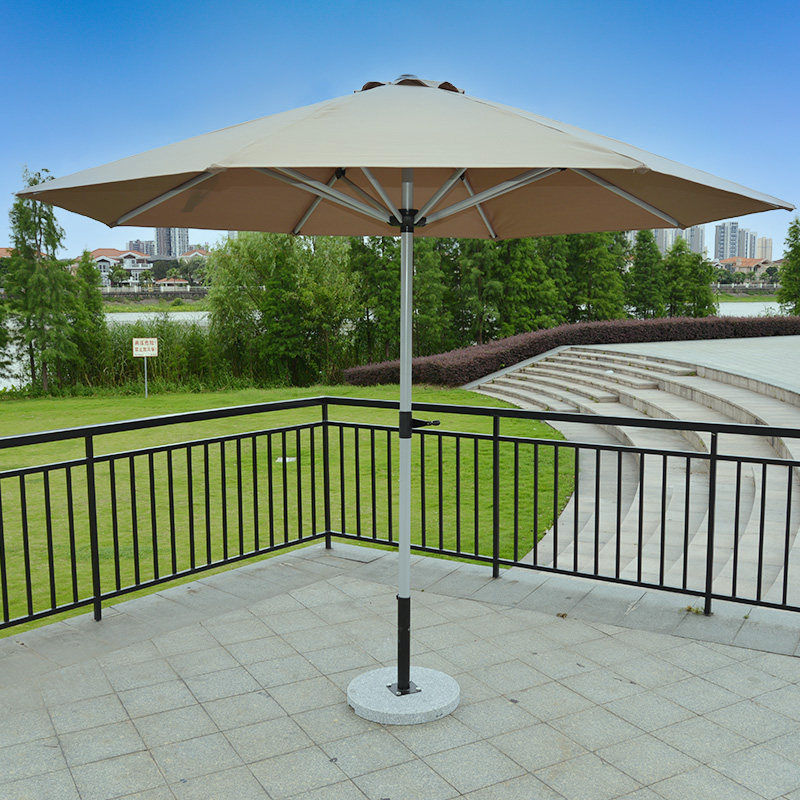 outdoor parasol, garden pillar umbrella, outdoor garden umbrella with light, round, 3 meter advertising parasol, beach umbrella 