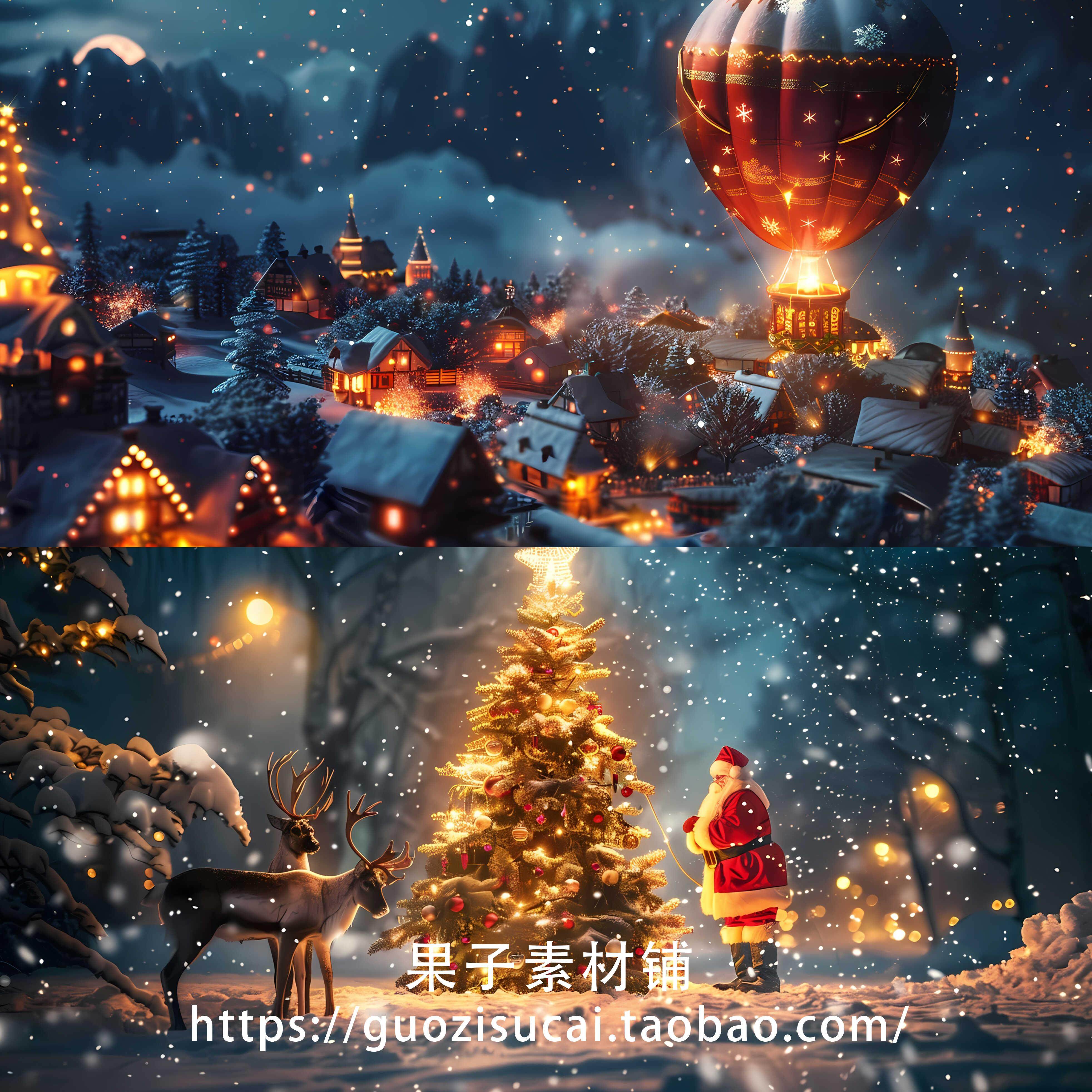 邮画圣诞cos妆面图片灵感爆棚！冬季冬天平安夜圣诞节图片高清壁纸图片美术绘画参考推文抖音素材免费用_cos服装_淘宝服装网, image size:3927x3927