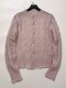 Gentle Little Fragrant Style Fufu Design French Chic Super Nice Pink Knitted Cardigan Sweater Inner Wear for Women