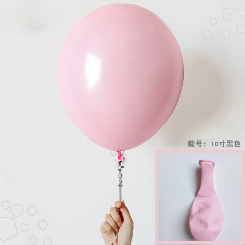10-inch latex sub-light pink Pink Balloons Birthday Party Festive marriage arrangement Decorative Decorations