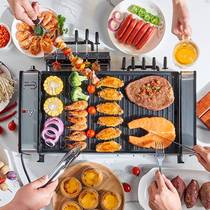 Preferred electric barbecue oven household smokeless electric barbecue oven automatic rotary roasting machine home barbecue machine Korean roasting