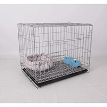 Teddy dog cage Indoor with toilet Small dog Medium dog cage Cat cage Rabbit cage Folding pet cage