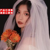 Lead photo Photograph Small Prop Bridal Head Yarn Wedding Photo Props Short heads Accessories Ultra Senson Tie Wedding head Yarn Collar