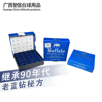 American imported Buffalo Buffalo BDP Blue diamond Snooker leather head Gun head Club member billiard club head