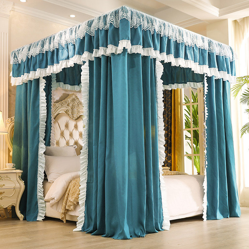 Mosquito Nets Home 2021 New Bed Curtain Nets Integrated With Bed Curtain Shading Bed Mantle High-end Bedroom Mosquito Net Summer