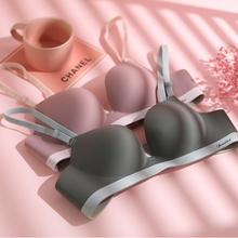 日系少女无痕无钢圈撞色内衣