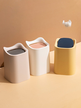 Desktop Trash Can Mini ins Bedroom bedside Idea cute little girl litter cartridge containing home with lid