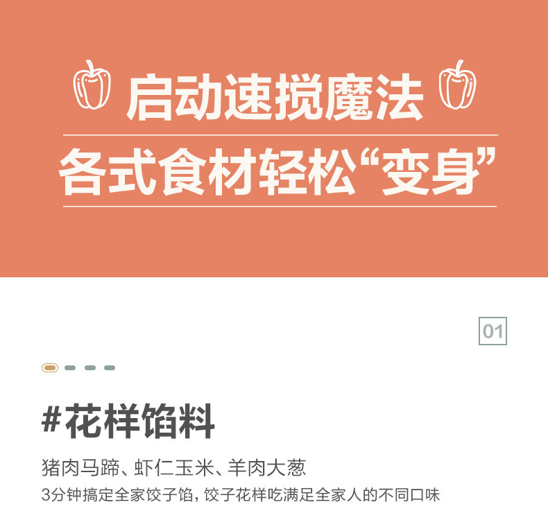 小熊 手动拉蒜器 200ml 1个 捣蒜泥 搅蒜器 大蒜捣碎器