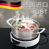 Round induction cookers Home 3000W Exploits High Power Small Mini Hot Pot stove Stove Fire Boiler