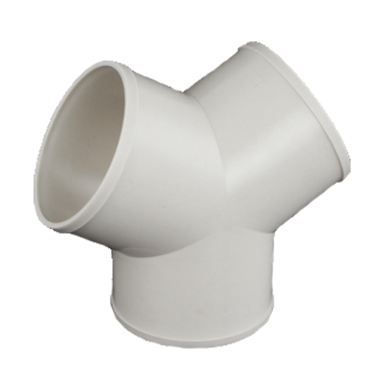 Y-type three-way plastic pipe ventilation joint valve 4 inch exhaust fan ventilation branch pipe triple turnoff hose connector