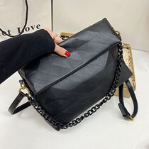 Envelope Pack Woman Skew Satchel Geometric Small Crowdfolded Casual Tot Bag Solid Single Shoulder Diagonal Satchel Chain Bag Brief