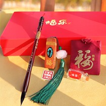 Fetal brush diy homemade boys and girls brush baby custom souvenir seal baby umbilical cord storage box storage