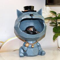 Door Hall Key Containing Box Light Lavish Entrance Gate Xuan Guan Cabinet Home Creative Resin Decoration Pendulum Brief Multifunction