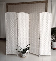 Screen partition living room movable wall simple modern Chinese style original solid wood screen folding mobile partition new Chinese style