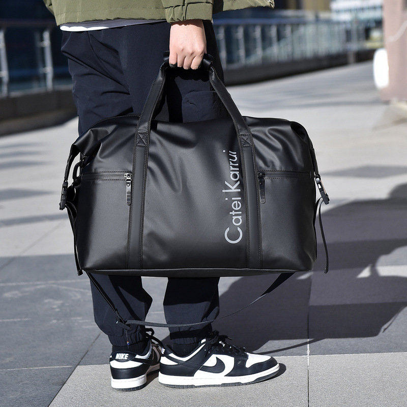 2025 New Men's Travel Bag Large Capacity Luggage Bag Business Trip Boarding Bag Waterproof and Wear-Resistant Handbag Travel Bag