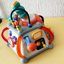 Huile toy gift box gift baby 6 months old multi-functional polyhedral early education puzzle 1-3 years old hand shot