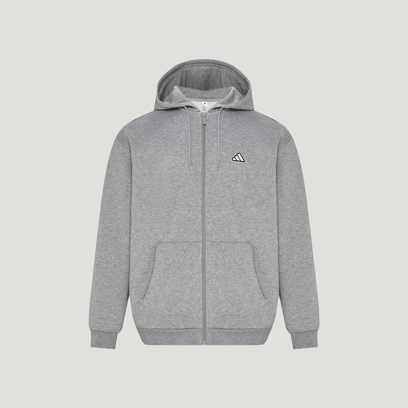 Adidas Adidas Light Sports Fz Hd Jkt Men's and Women's Casual Fleece Sports Hooded Jacket Lh3000