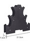 Dumbbell Rack Universal Home Rack Small Stand Gym Professional-Grade Fitness Equipment Men and Women Plastic-Coated Rack Dumbbell Rack