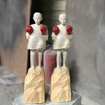 FRP abstract figures creative sculpture home living room Hotel Villa modern simple soft decoration decoration decoration customization