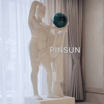 European style modern simple abstract sculpture ornaments Hotel Villa home decoration living room art creative decoration custom