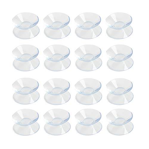 HAPY SHOP 24 PCS Suction CupsDouble Sided Glass S