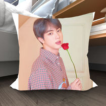 Kim Seok-jin pillow stars same style sofa pillow and surrounding pillows customized photos Jin BTS bts