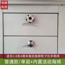 Round handle protective sleeve New middle number pure cotton drawer cabinet pull handle pad cute sponge handle sleeve crashworthy