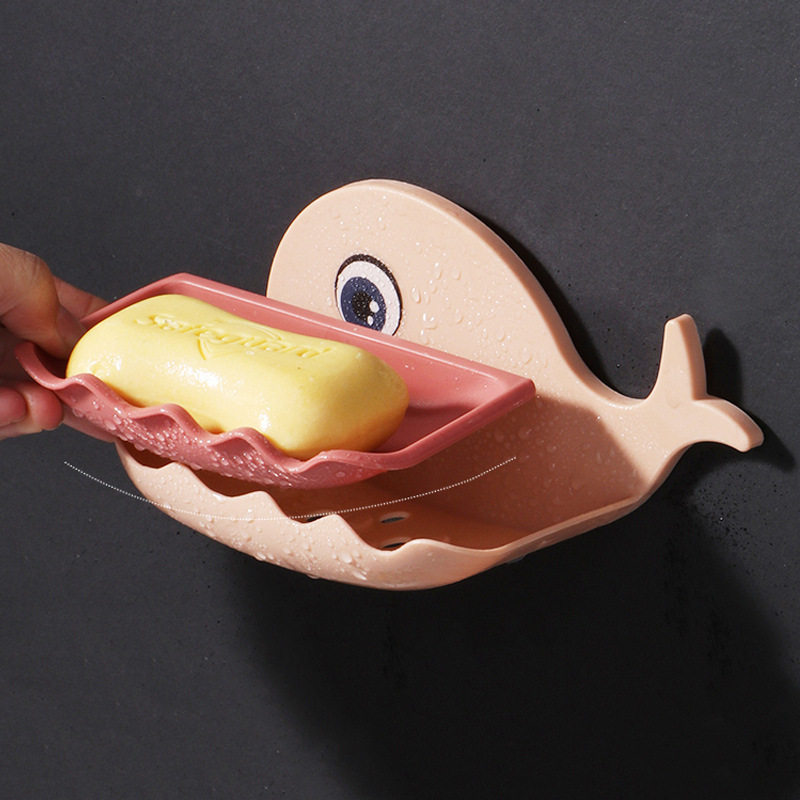 Soap Box Wall-mounted Domestic Drain Dressing Room Bathroom Wash Terrace Light Extravaganza Free of perforated soap box shelve