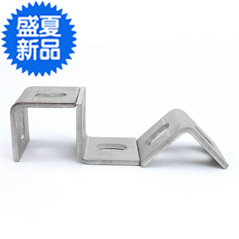 304 stainless steel corner 90 degree right angle connector curtain wall fixed column beam L iron angle thickness 40*40*4