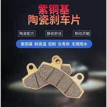 Electric vehicle brake pads universal abrasion resistant disc brake sheet front and rear wheel oil brake ceramic electric Ferro double pump Eagle Brake Leather