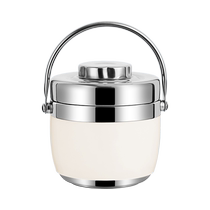 Stainless steel overlong insulated lunch box Office Portable Bag with soup jug Bowl Students Special God Instrumental Lunchbox